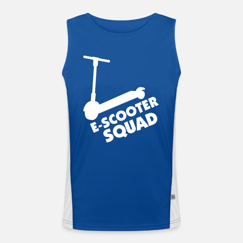 E-Scooter Roller Scooter Débardeur respirant contrasté Homme 