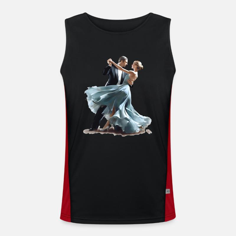 La valse viennoise est une danse élégante Débardeur respirant contrasté Homme 