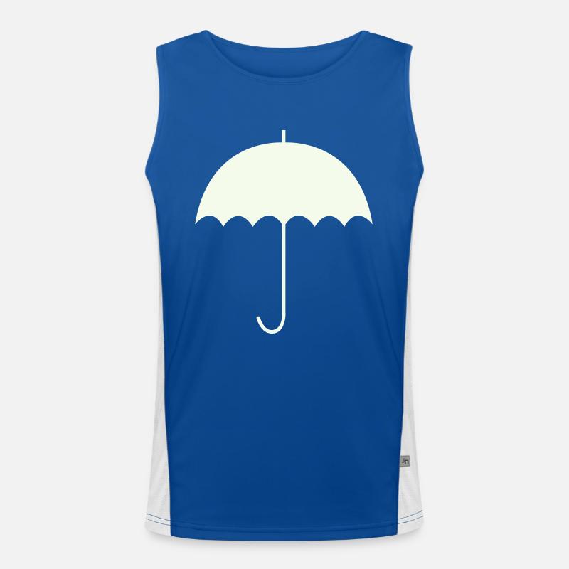 regenschirm Funktionelles Kontrast-Tank Top für Männer 