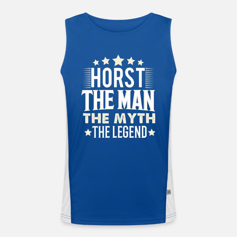 môle Débardeur respirant contrasté Homme 