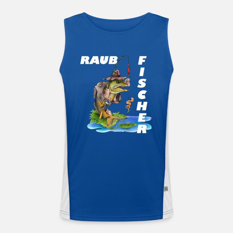 Raubfischer Funktionelles Kontrast-Tank Top für Männer 