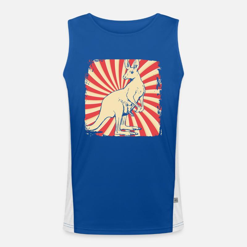 kangaroo Men's Functional Contrast Tank Top 