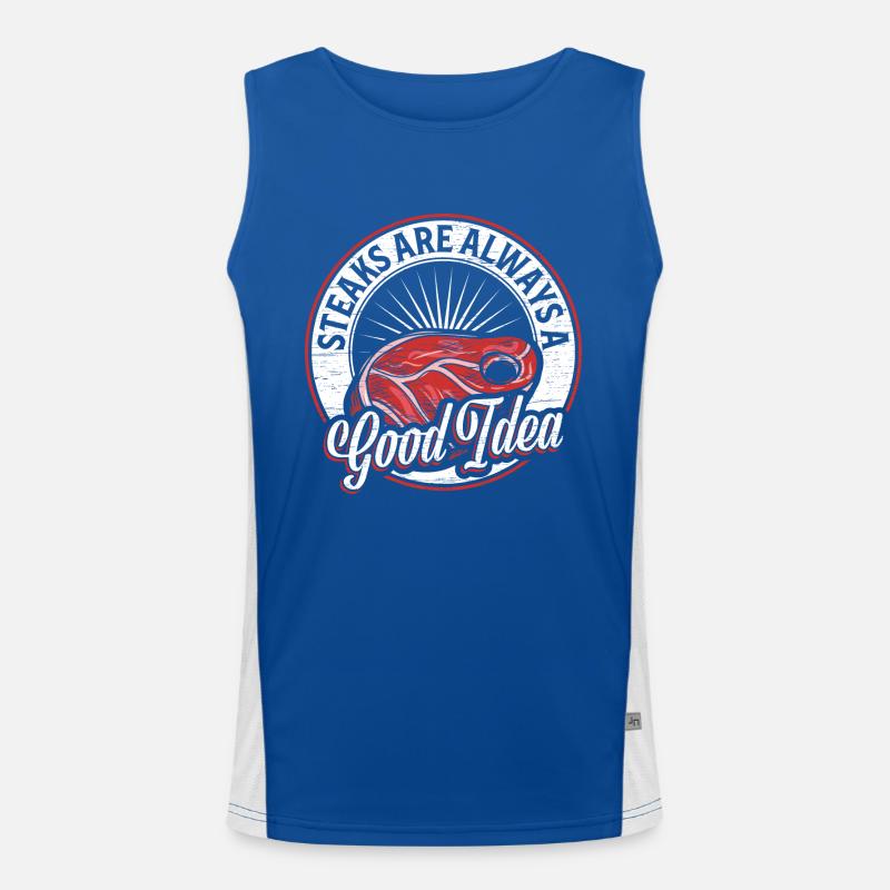 Steak Débardeur respirant contrasté Homme 