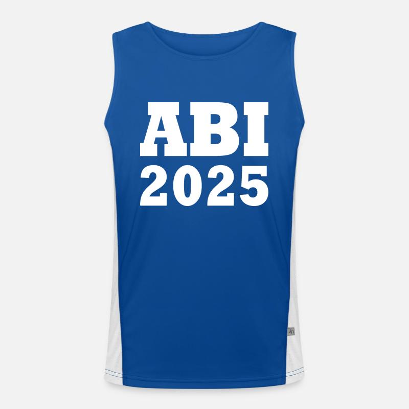 Abi 2025 Funktionelles Kontrast-Tank Top für Männer 