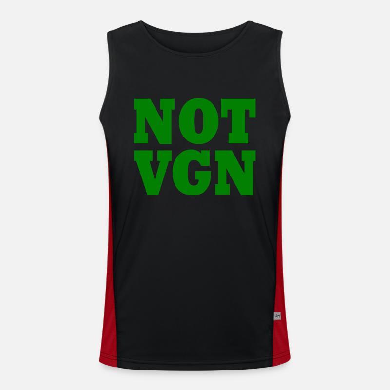 Not vegan Débardeur respirant contrasté Homme 
