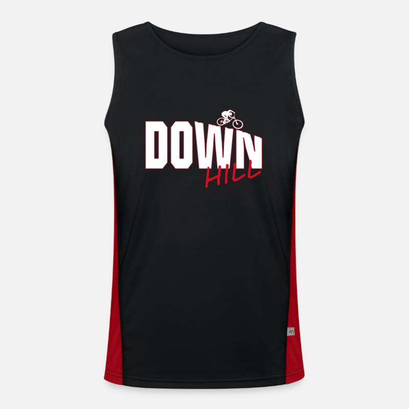 Downhill Funktionelles Kontrast-Tank Top für Männer 