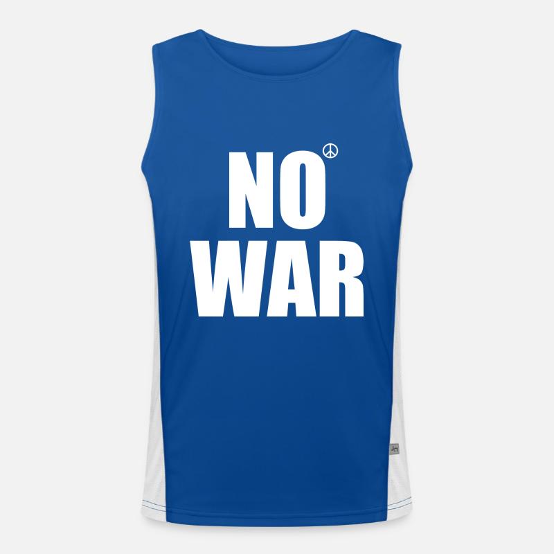 No war Débardeur respirant contrasté Homme 