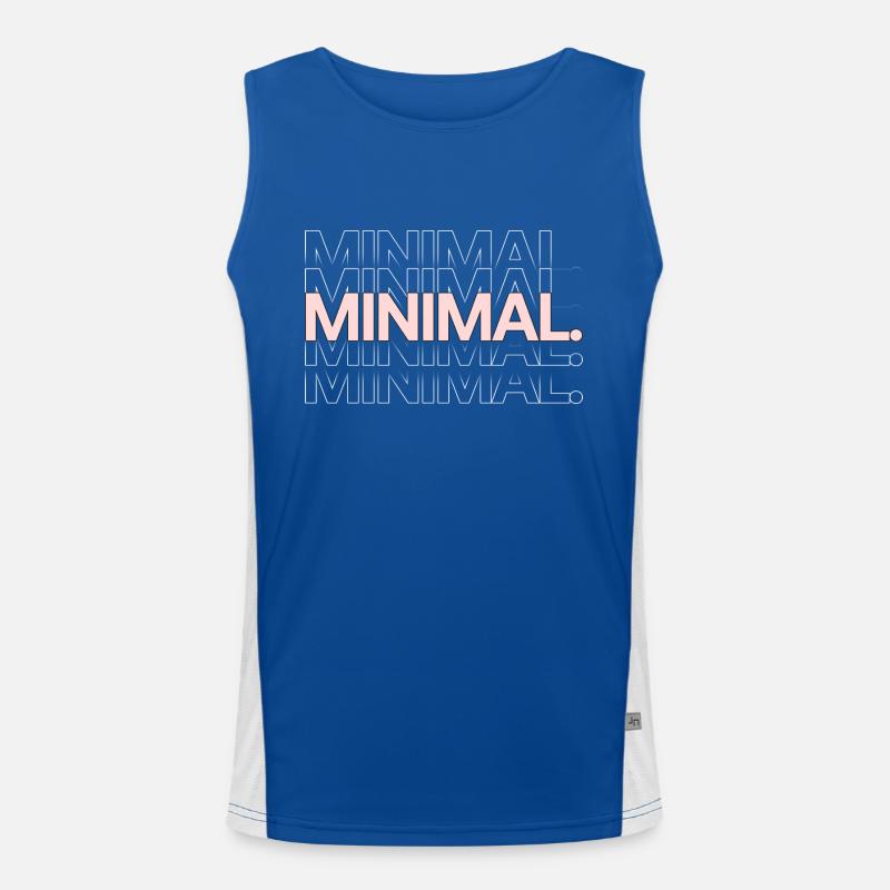 MINIMAL. KLAR Funktionelles Kontrast-Tank Top für Männer 