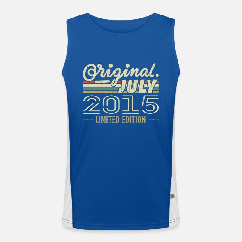 Juli 2015 Original Geburtstagsgeschenk 2015 Funktionelles Kontrast-Tank Top für Männer 