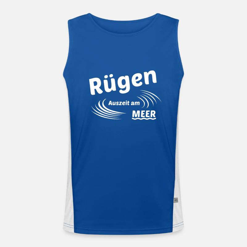 Réprimander Débardeur respirant contrasté Homme 