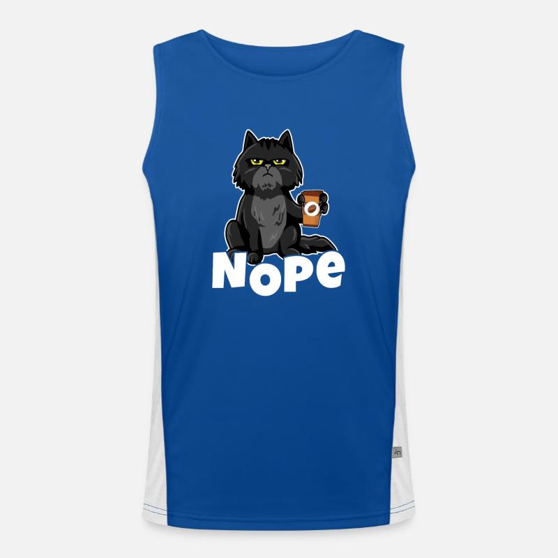 Chat Nope Débardeur respirant contrasté Homme 