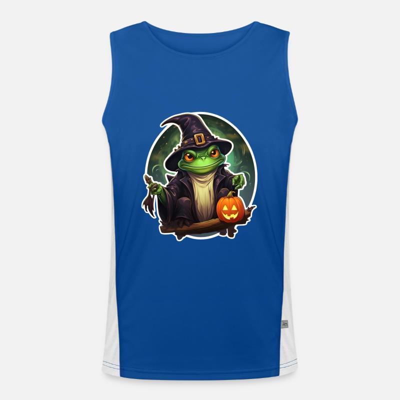 Grenouille d’Halloween Débardeur respirant contrasté Homme 