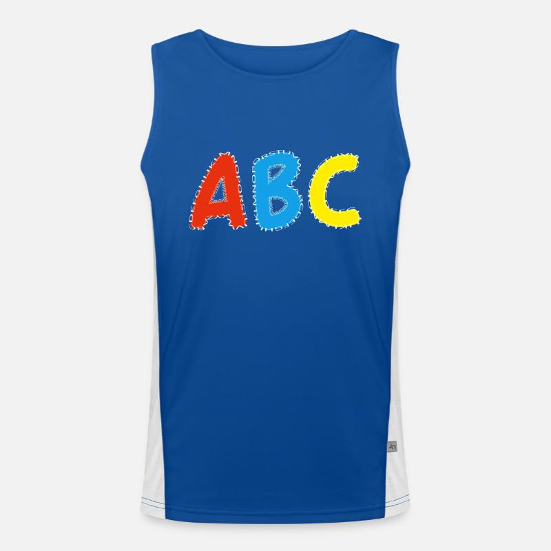 ABC- Schulstart, Schukind Men's Functional Contrast Tank Top 