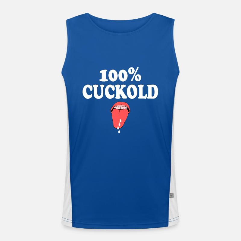 cuckold Men's Functional Contrast Tank Top 