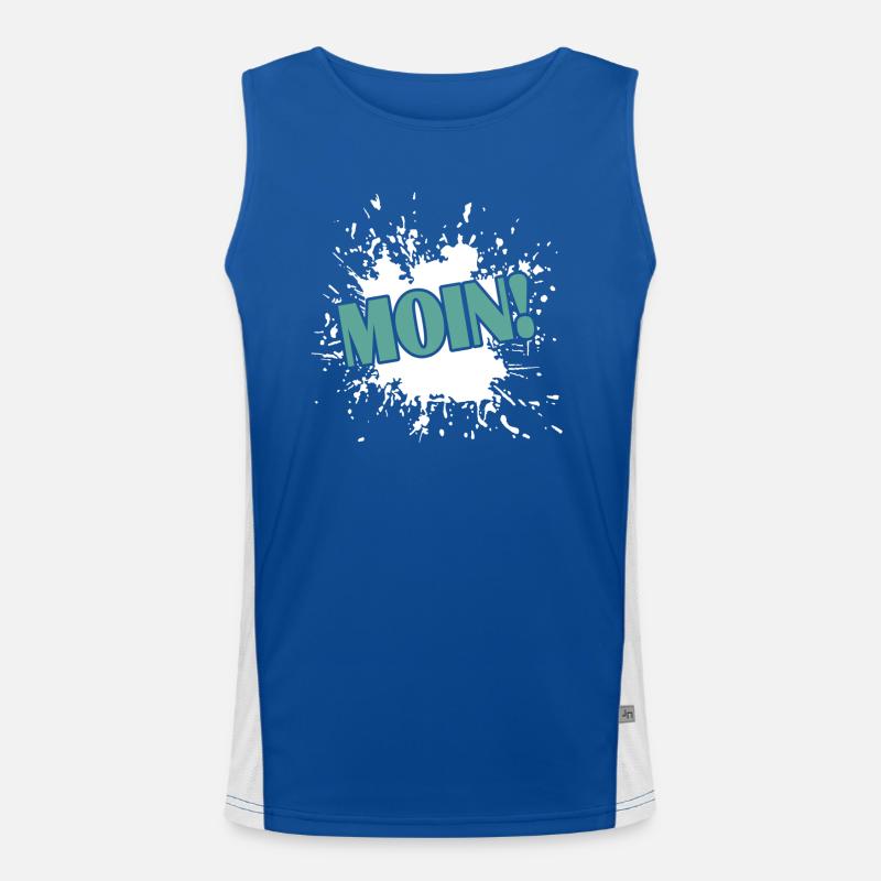 Moin Funktionelles Kontrast-Tank Top für Männer 