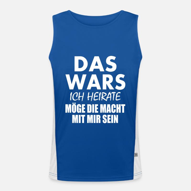 Das wars Funktionelles Kontrast-Tank Top für Männer 