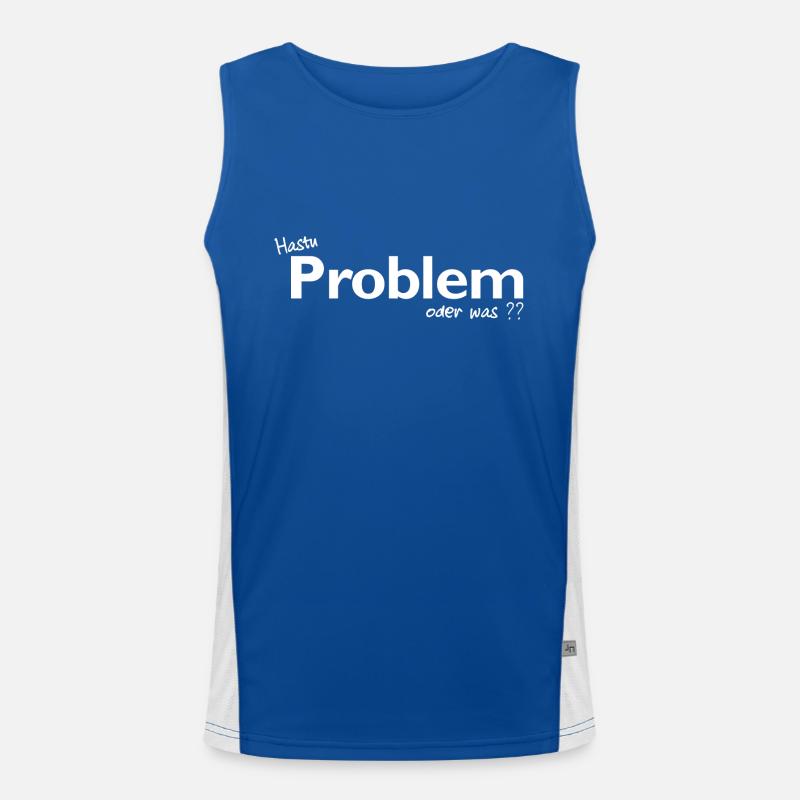 Problem Funktionelles Kontrast-Tank Top für Männer 
