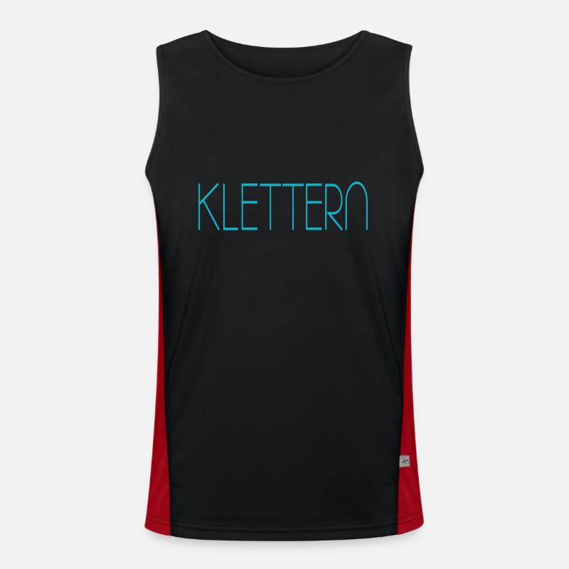 klettern Funktionelles Kontrast-Tank Top für Männer 