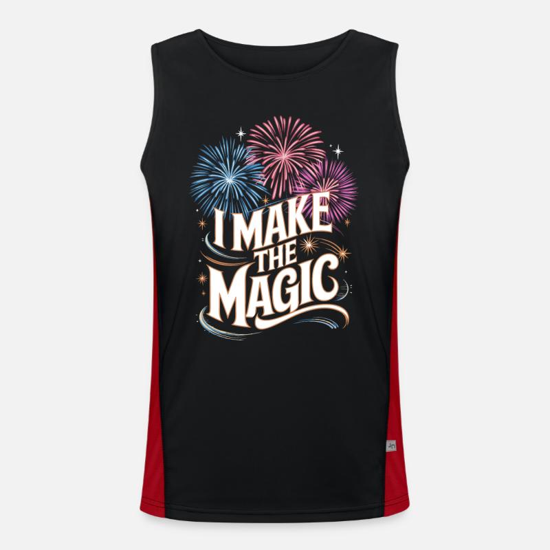 Pyrotechnics Fireworks Pyrotechnics Men's Functional Contrast Tank Top 