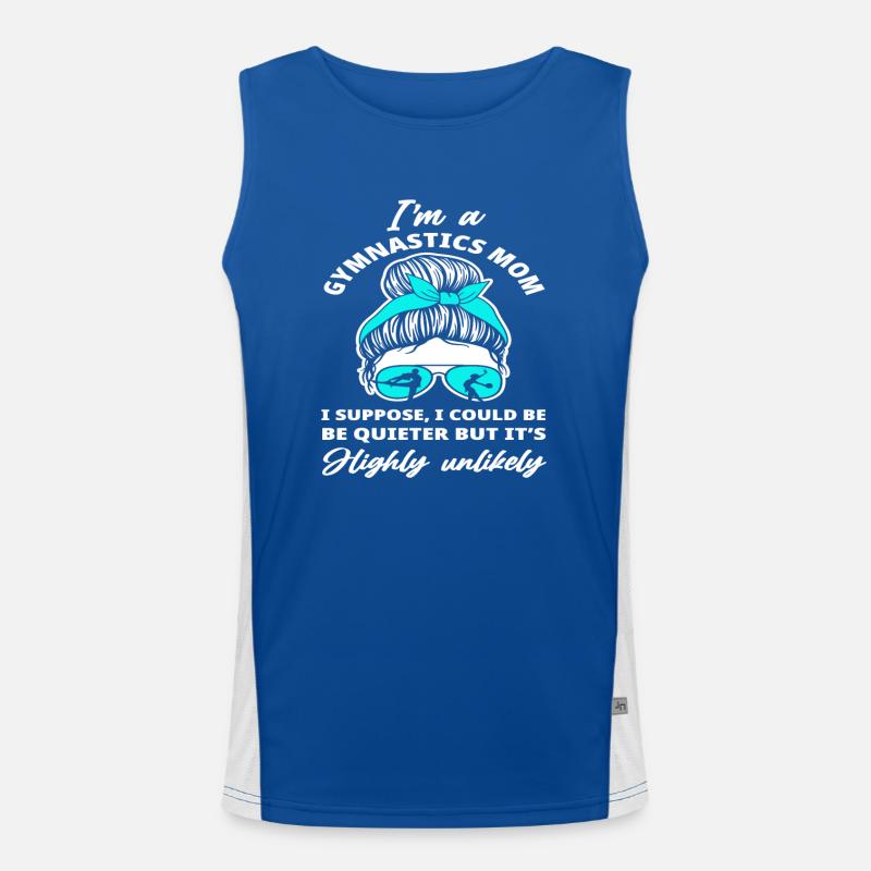 Turner Mama Mutter Geschenk Funktionelles Kontrast-Tank Top für Männer 