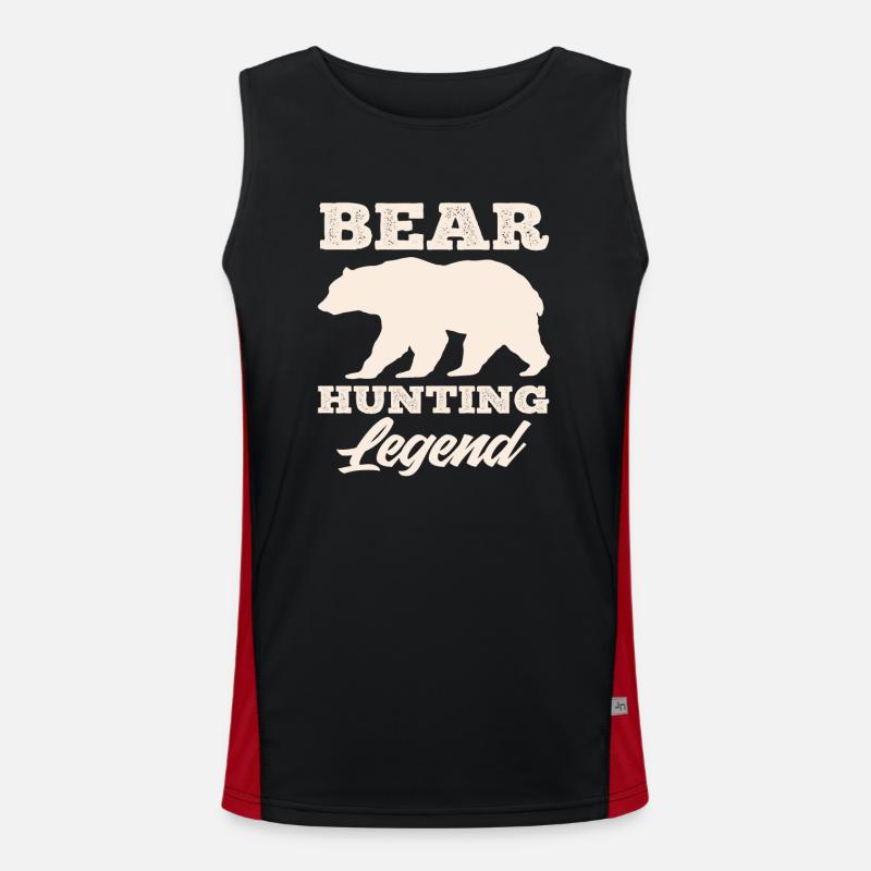 Bear Hunter Legend Men's Functional Contrast Tank Top 