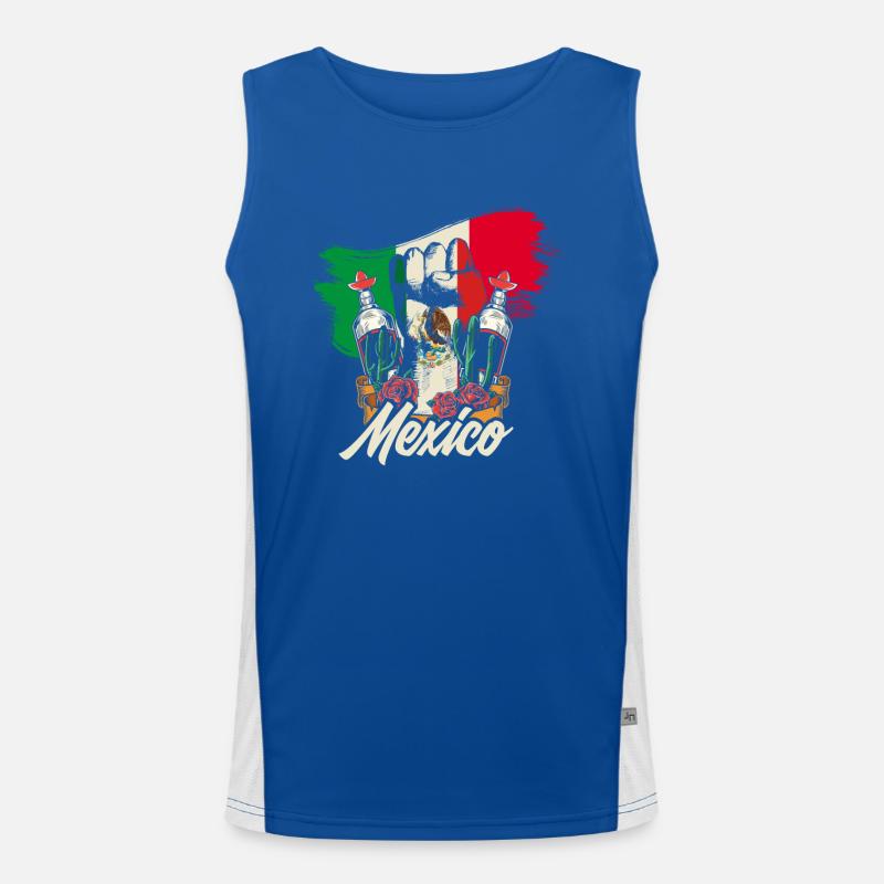 Mexico Men's Functional Contrast Tank Top 