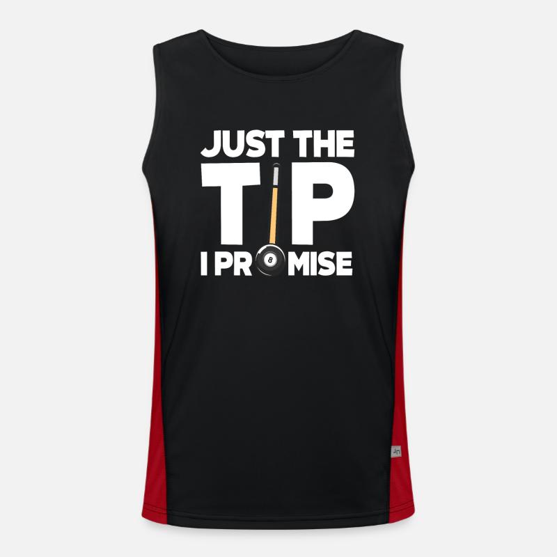Billard Funktionelles Kontrast-Tank Top für Männer 
