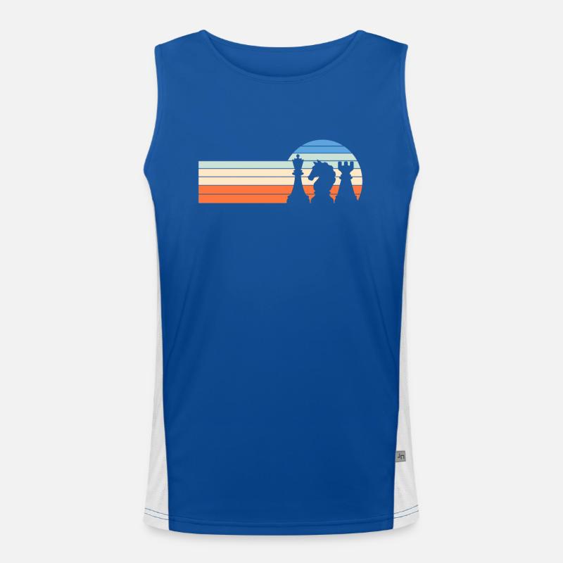 Échecs rétro Débardeur respirant contrasté Homme 