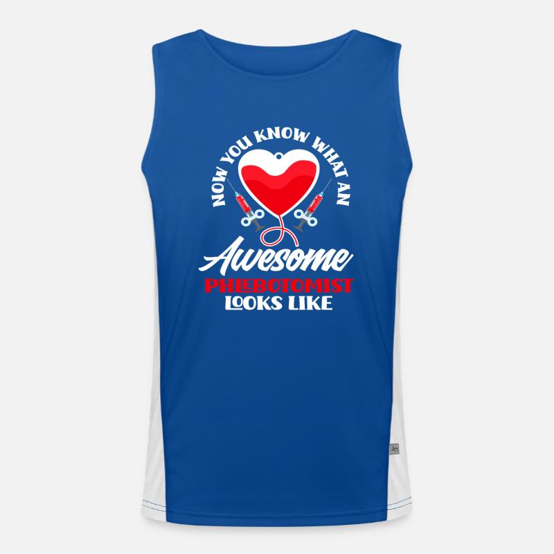 Puncture force Men's Functional Contrast Tank Top 