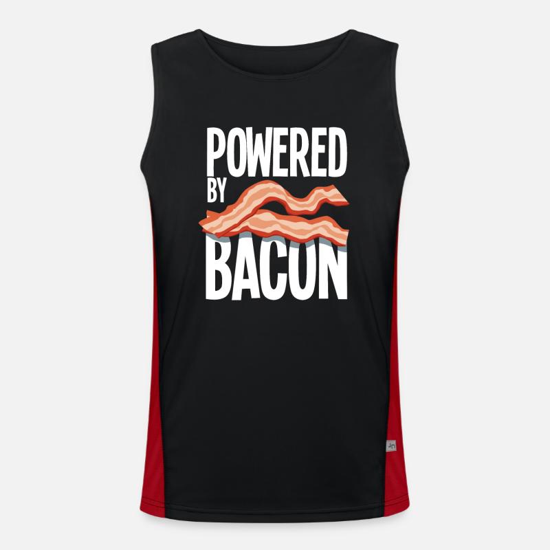Propulsé par Bacon Speck Débardeur respirant contrasté Homme 