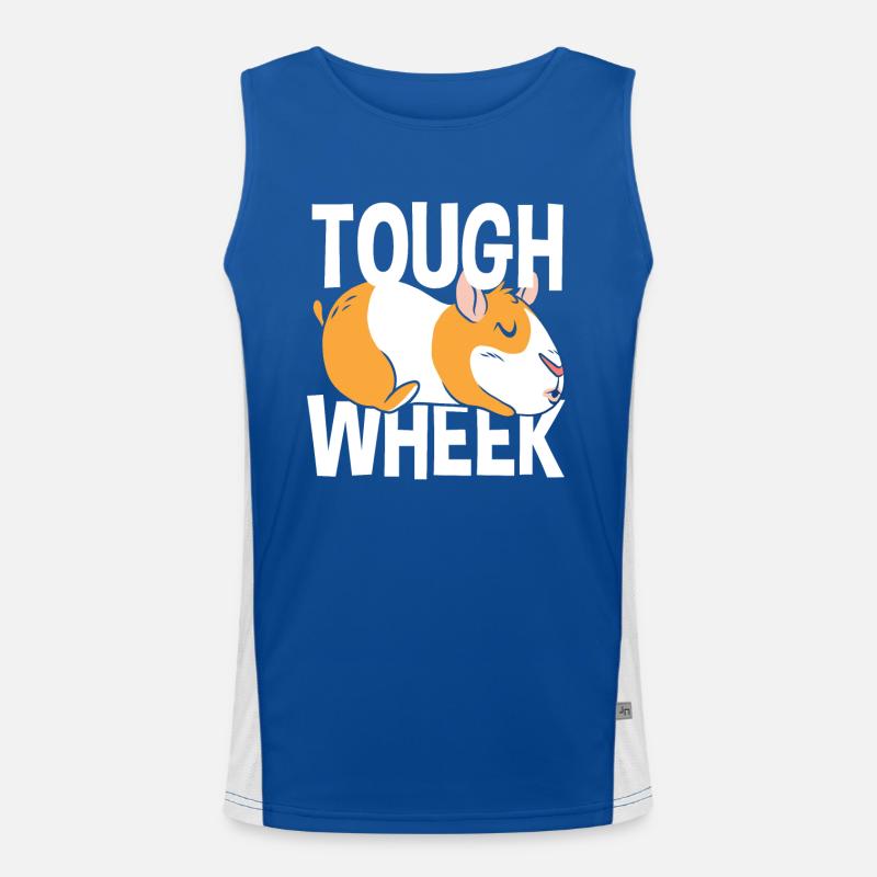 Meerschweinchen Geschenkidee Tier Funktionelles Kontrast-Tank Top für Männer 