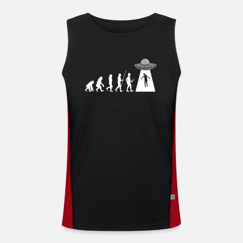 Evolution Alien Abduction Men's Functional Contrast Tank Top 