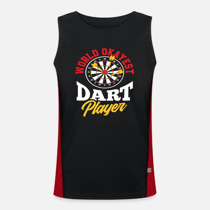 Dart Player Dart Men's Functional Contrast Tank Top 
