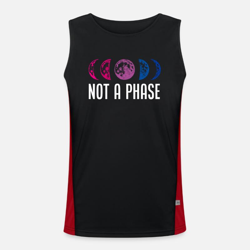 Bisexual phase Men's Functional Contrast Tank Top 