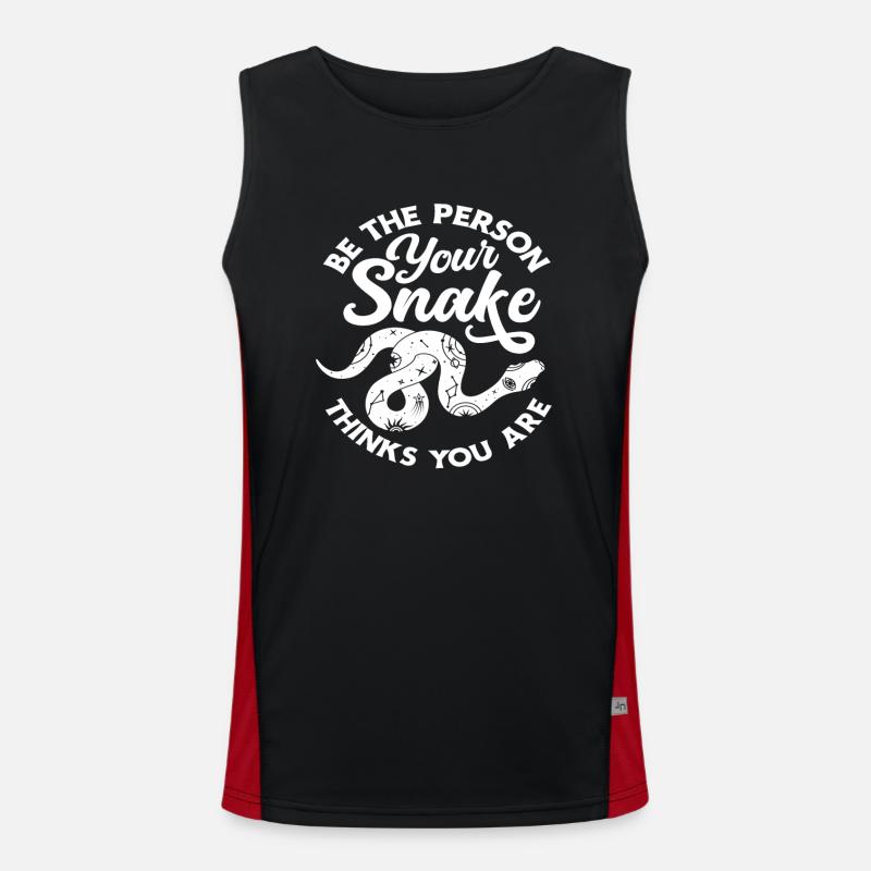 Snake Snakes Men's Functional Contrast Tank Top 