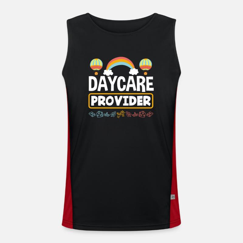 Crèche Regenbogen Débardeur respirant contrasté Homme 