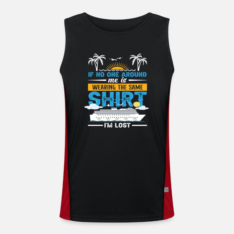 When no one around me wears the same shirt Men's Functional Contrast Tank Top 