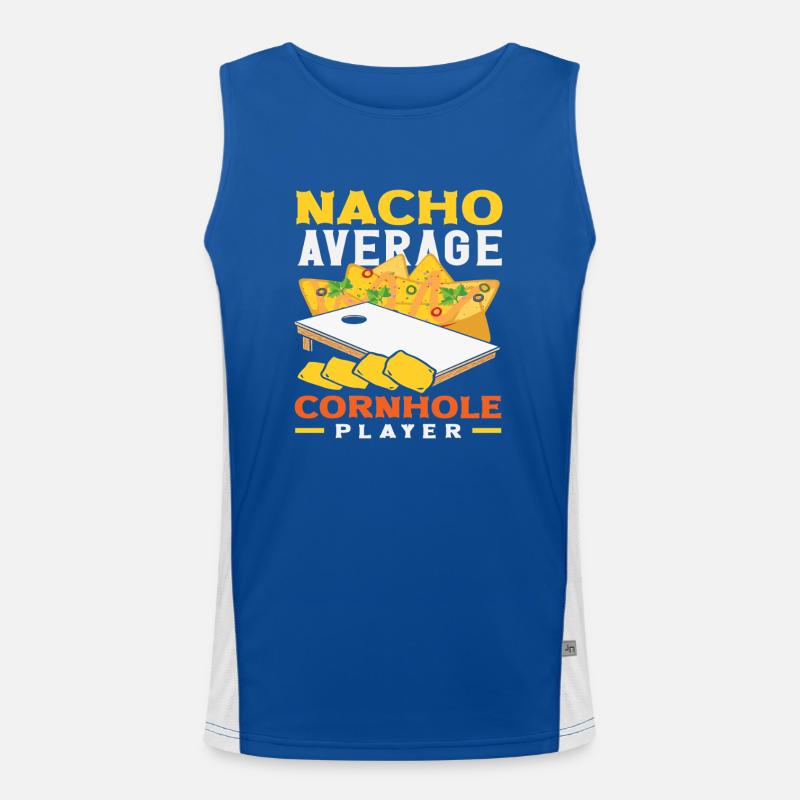 Not your average cornhole player Men's Functional Contrast Tank Top 