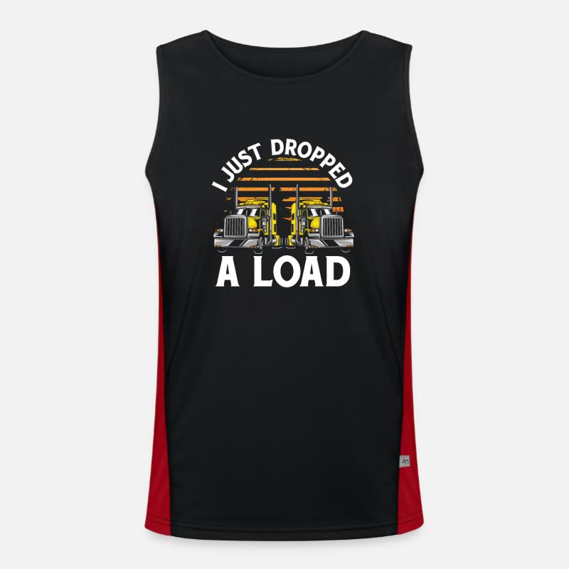 LKW Trucker Geschenk Funktionelles Kontrast-Tank Top für Männer 