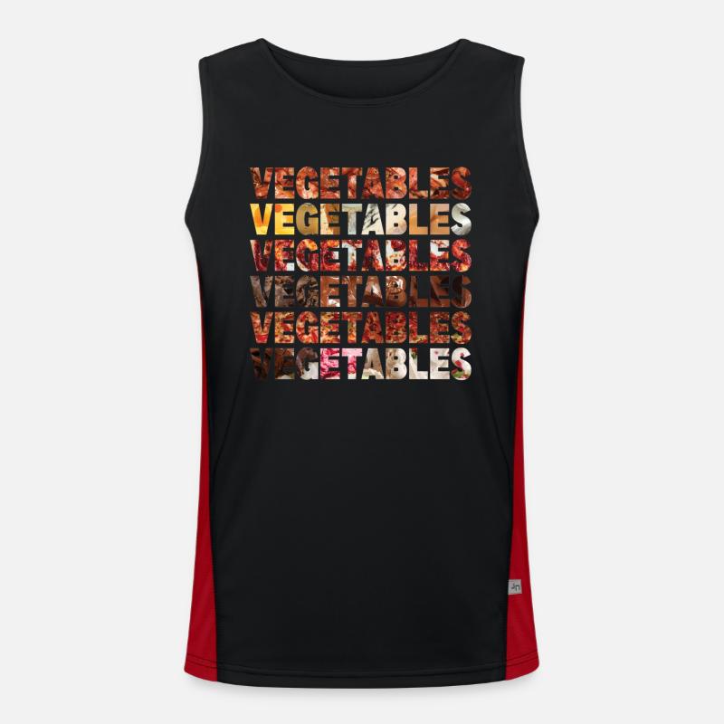 Vegetables Men's Functional Contrast Tank Top 