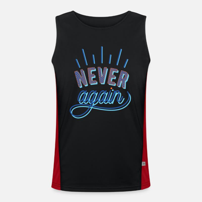 NEVER again Men's Functional Contrast Tank Top 