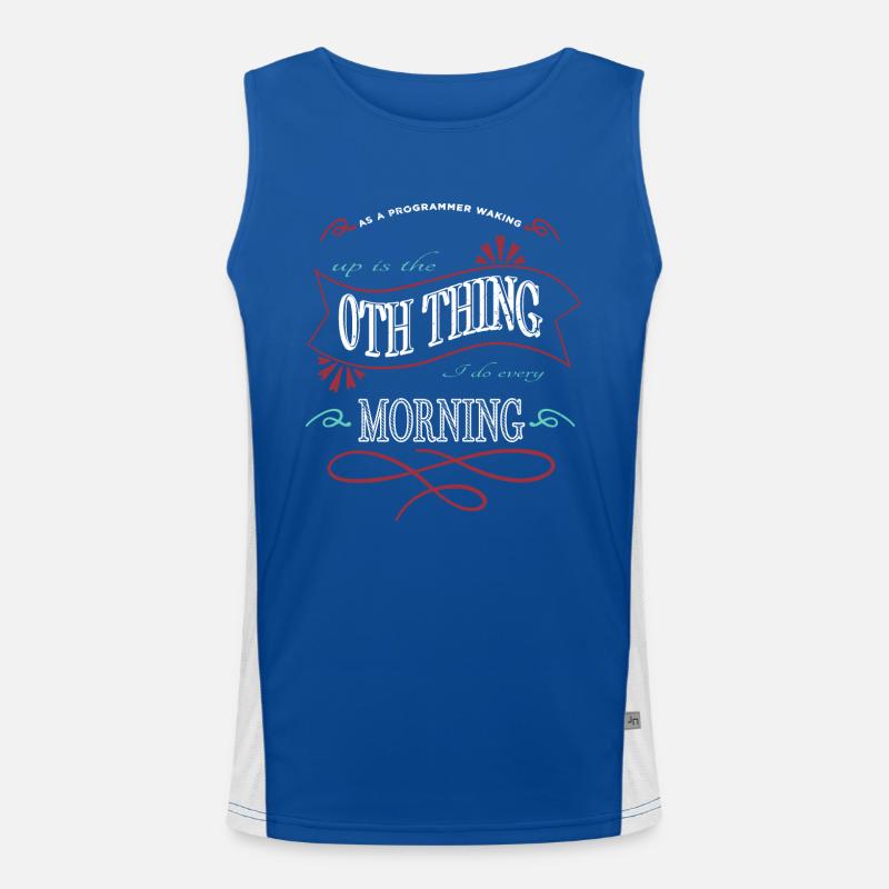 langage de programmation Débardeur respirant contrasté Homme 