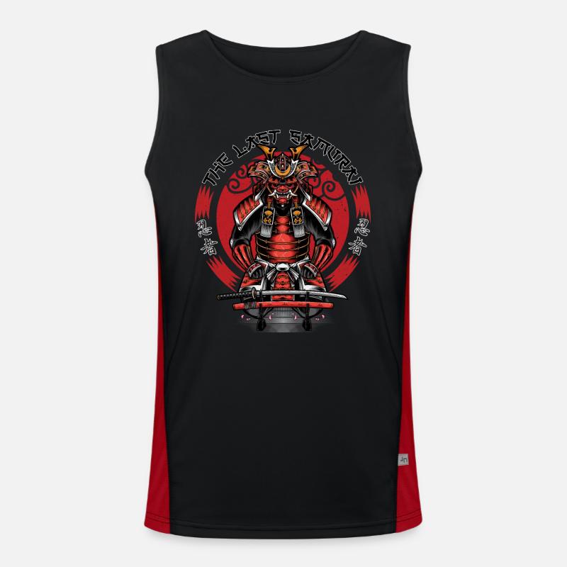 The last samurai Camiseta funcional de tirantes en contraste para hombre 