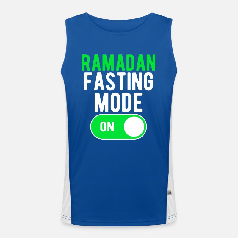 Mode de jeûne du Ramadan activé Débardeur respirant contrasté Homme 