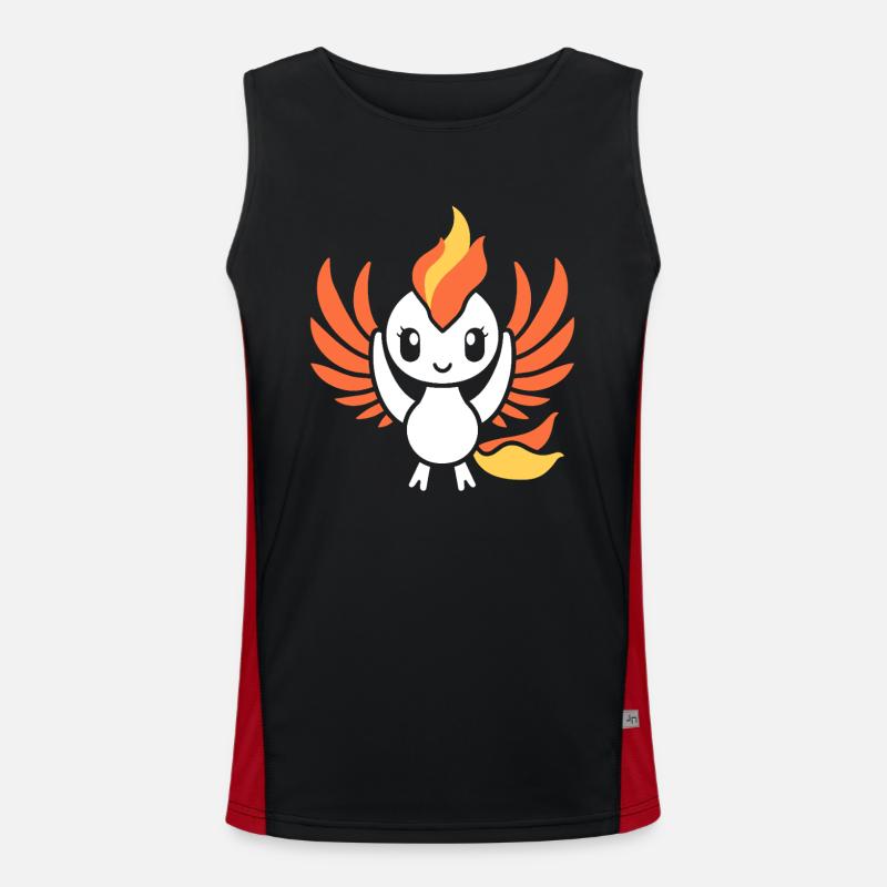 Phönix Funktionelles Kontrast-Tank Top für Männer 
