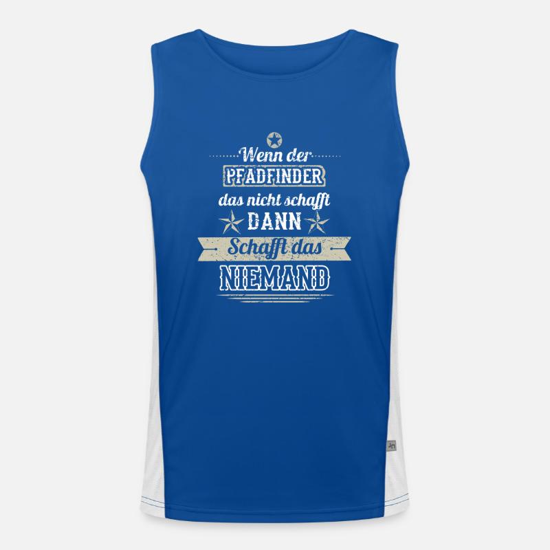 GIFT CREATES THE NO Boy Scout Men's Functional Contrast Tank Top 