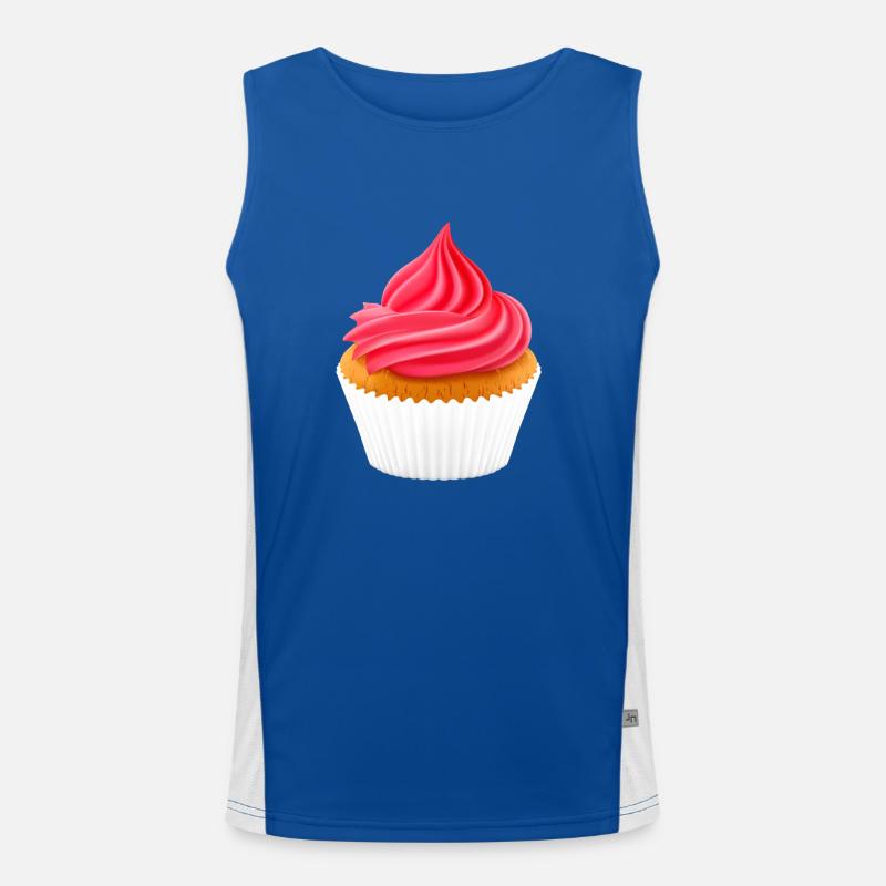 petit gâteau muffins bakery22 de cuisson gâteau gâteau Débardeur respirant contrasté Homme 