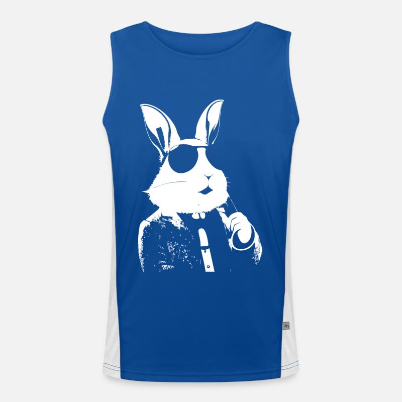 Lunettes de soleil Funny Rabbit Cool Sunglas Rabbit Débardeur respirant contrasté Homme 