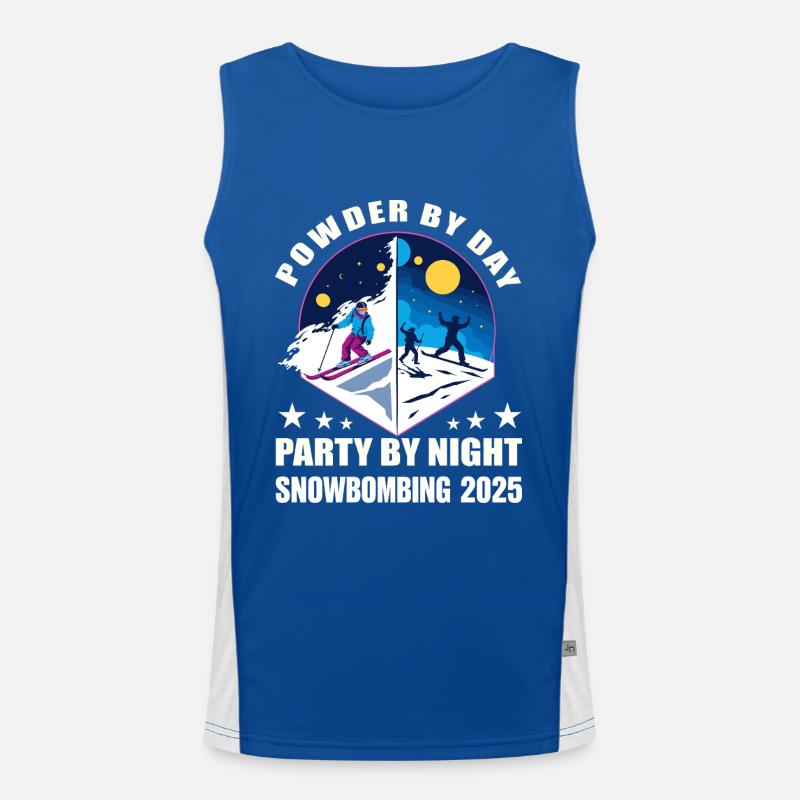 Snowbombing 2025 Funktionelles Kontrast-Tank Top für Männer 