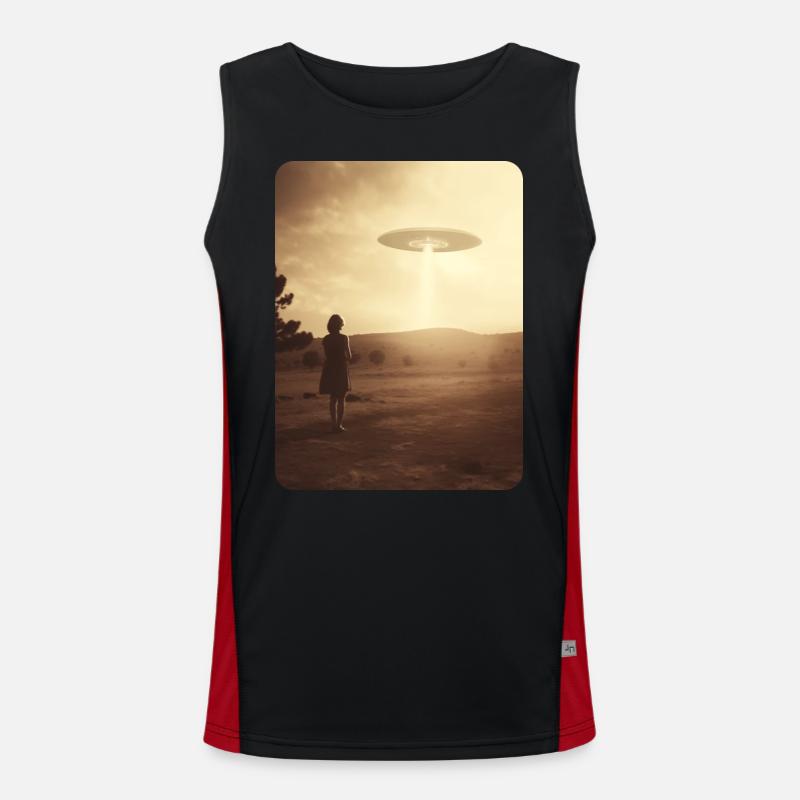 Glaube Funktionelles Kontrast-Tank Top für Männer 